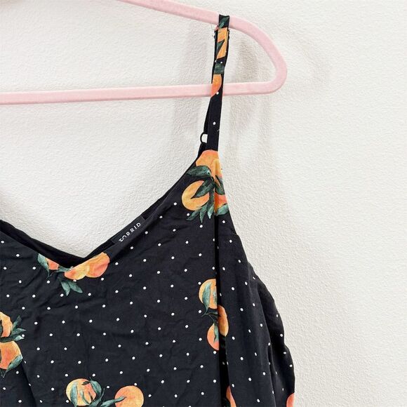 Torrid Sophie Challis‎ Double Layer Swing Cami Citrus Print Plus Size 2X Summer - Picture 2 of 9